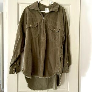 Aerie corduroy tunic - L